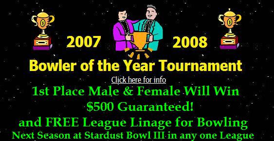 Stardust Bowl III Bowler of the Year Tournament